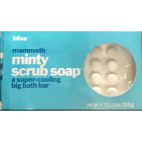 Bliss Mammoth Minty Scrub Bath Bar Soap (now discontinued)